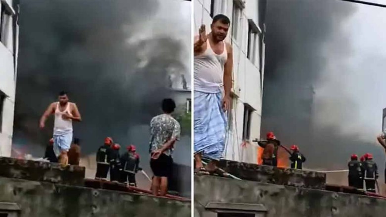 বাড্ডায় ফার্নিচারের গোডাউনের আগুন নিয়ন্ত্রণে