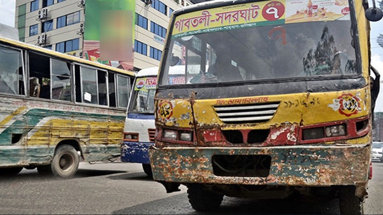 দূরপাল্লার বাসে কিমিতে ৮ পয়সা, সিটি সার্ভিসে ১০ পয়সা ভাড়া বা