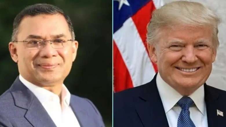 ট্রাম্পের নৈশভোজে সস্ত্রীক অংশ নিয়েছেন প্রধানমন্ত্রী তারেক র