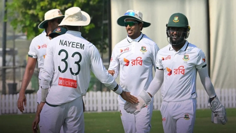 আফগানিস্তান টেস্টের আগে প্রস্তুতি ম্যাচ ড্র বাংলাদেশের